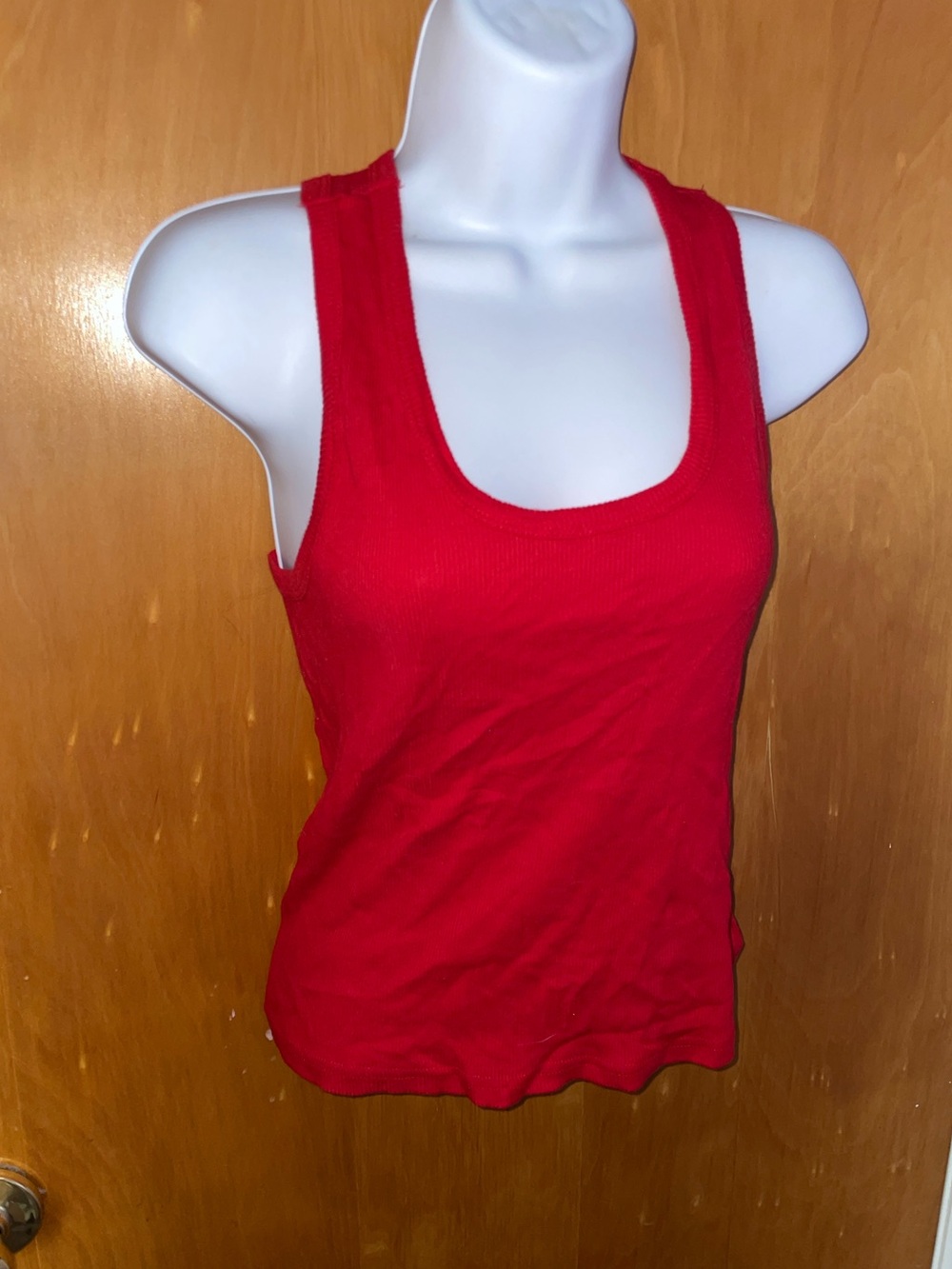Red Ribbed Tank ❤️ - Picture 2 of 9